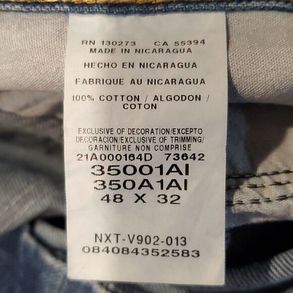 Men's big and tall rugged wear  Wrangler relaxed fit jeans - Picture 8 of 8